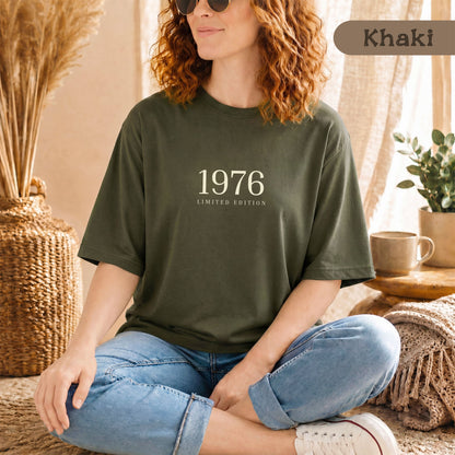 1976 Limited Edition Damen & Herren Shirt aus Bio-Baumwolle