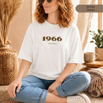 1966 - Limited Edition, Animal Print Geburtstags-Shirt