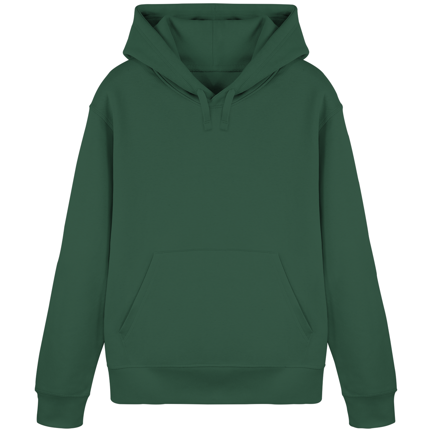 Sudadera con capucha confeccionada con un 85% de algodón orgánico y un símbolo navideño redondo - Sudadera con capucha básica orgánica