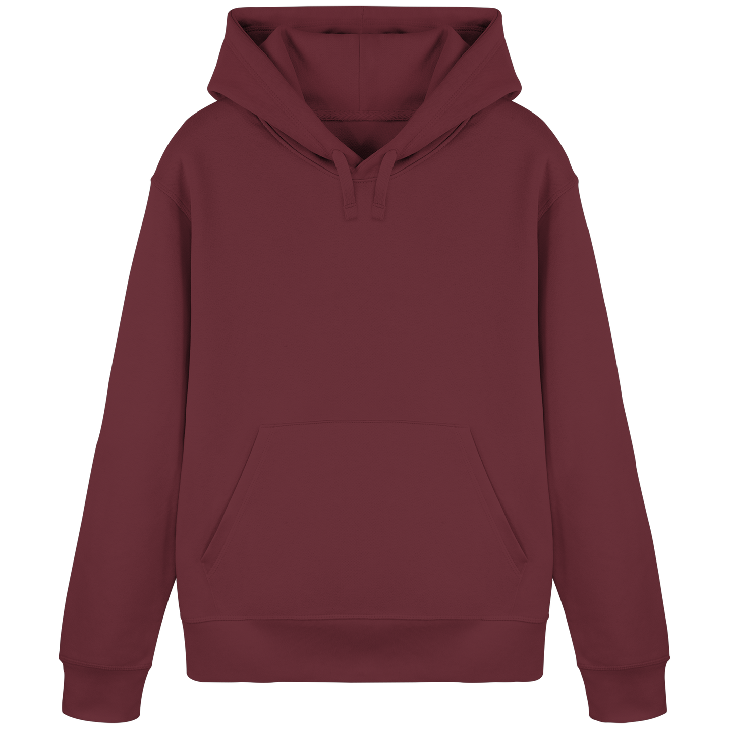 Sudadera con capucha confeccionada con un 85% de algodón orgánico y un símbolo navideño redondo - Sudadera con capucha básica orgánica