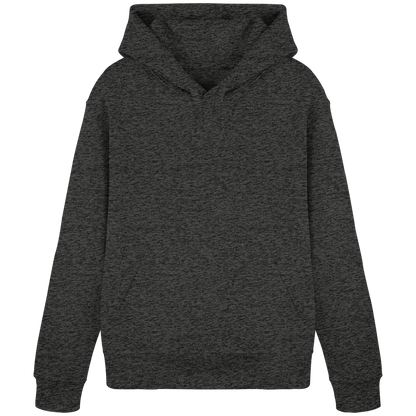 Sudadera con capucha confeccionada con un 85% de algodón orgánico y un símbolo navideño redondo - Sudadera con capucha básica orgánica