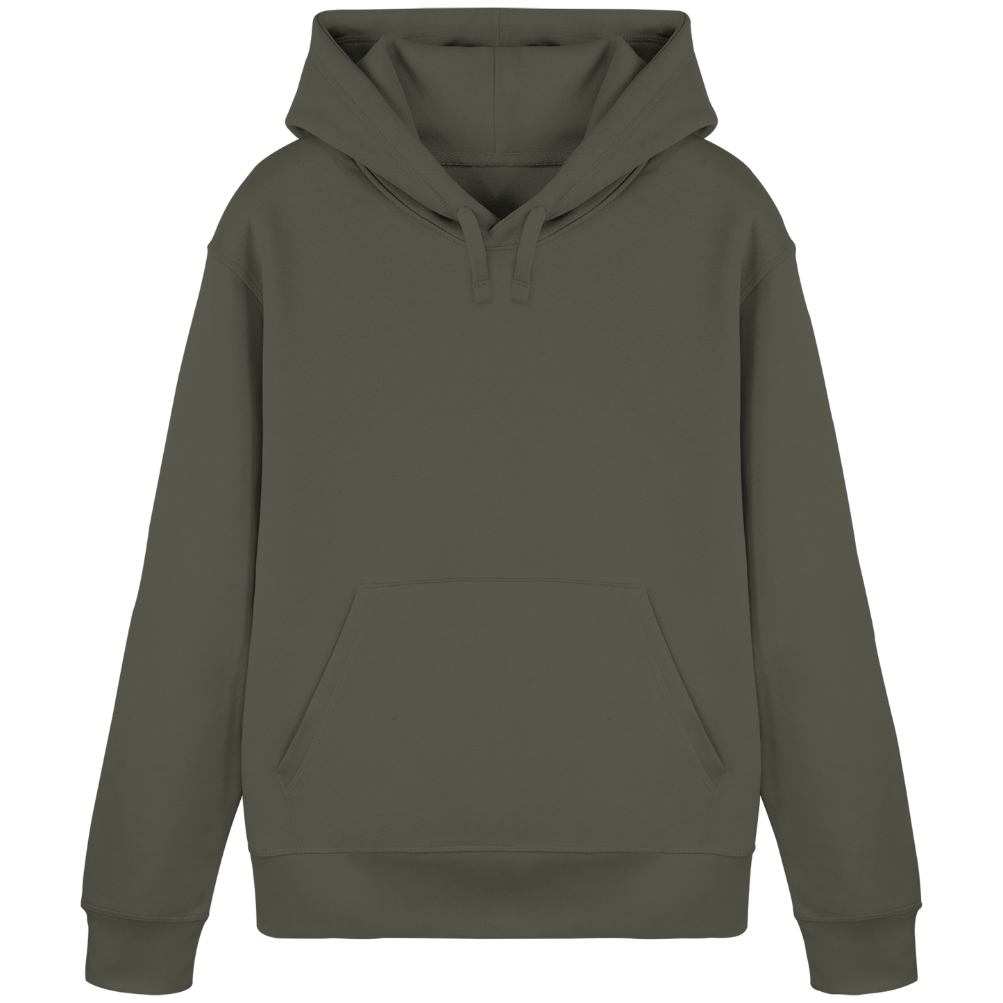 Sudadera con capucha confeccionada con un 85% de algodón orgánico y un símbolo navideño redondo - Sudadera con capucha básica orgánica