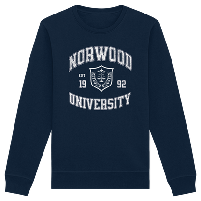 Norwood University Sweater aus 85% Baumwolle in Bio-Qualität für Frauen - Organic Basic Unisex Sweatshirt