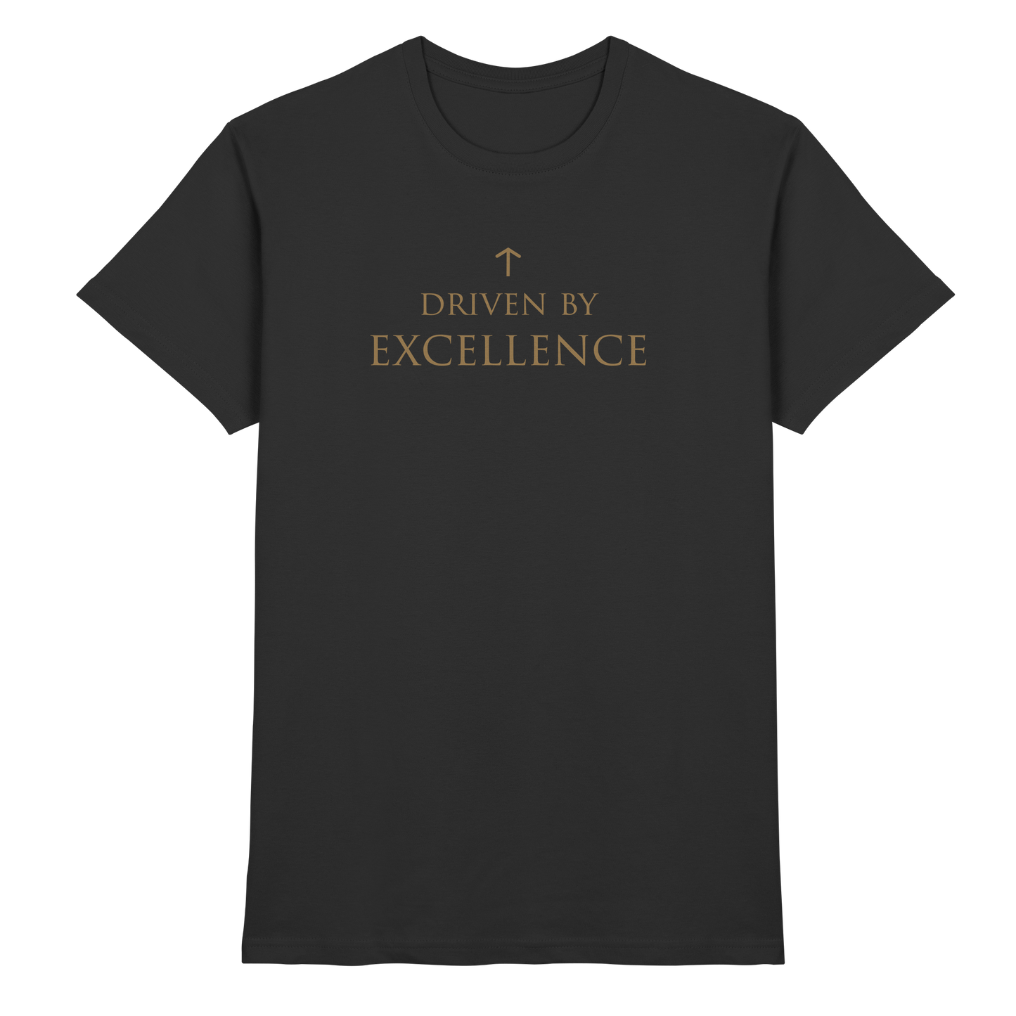 Herren-T-Shirt mit Humor: Driven by excellence - Premium Shirt