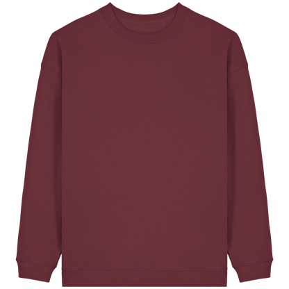 100% Bio-Baumwolle Oversized Sweatshirt, Wintergeschenk & Weihnachtsgeschenk - Womens Organic Oversized Sweatshirt