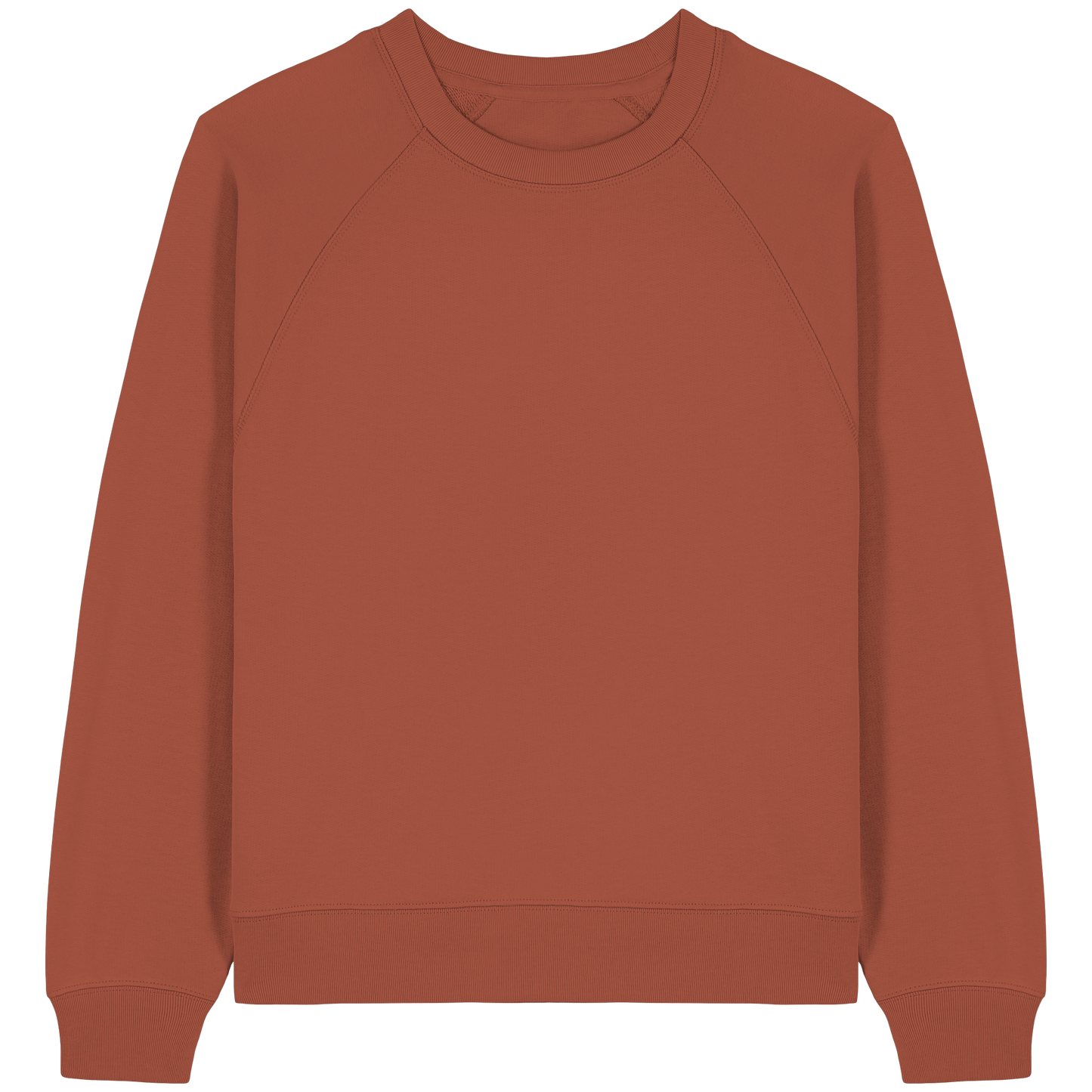 Sudadera raglán orgánica para mujer con símbolos navideños redondos dibujados a mano